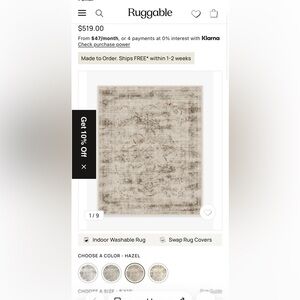 Ruggable Sarah Hazel Rug 8x10